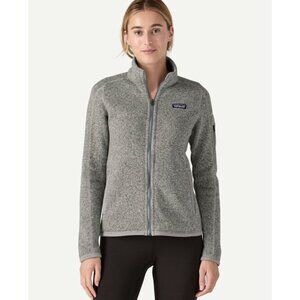 EUC Patagonia Better Sweater Zip Women's Size XL Birch White Gray